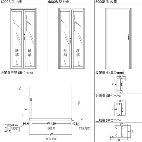 門 size